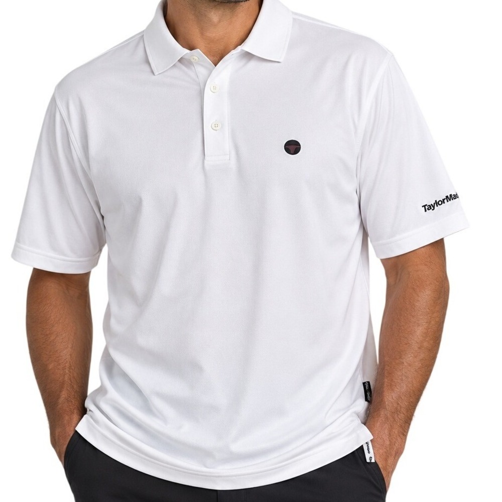 1990s TaylorMade White Polo with original tags Men's XXL